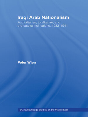 cover image of Iraqi Arab Nationalism